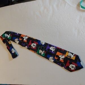 Mickey Mouse Tie Disney  Multi-Color Cartoon Expressions Comic